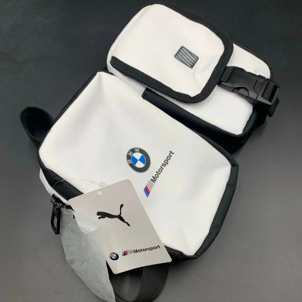 NWT Men's Puma x BMW Motorsport Double Portable Waist Bag - Picture 5 of 16